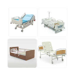 Hospital Bed with Mattresses